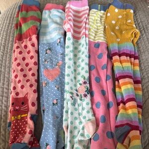 Matilda Jane tights lot. 5 pairs. Good condition size 4-6.